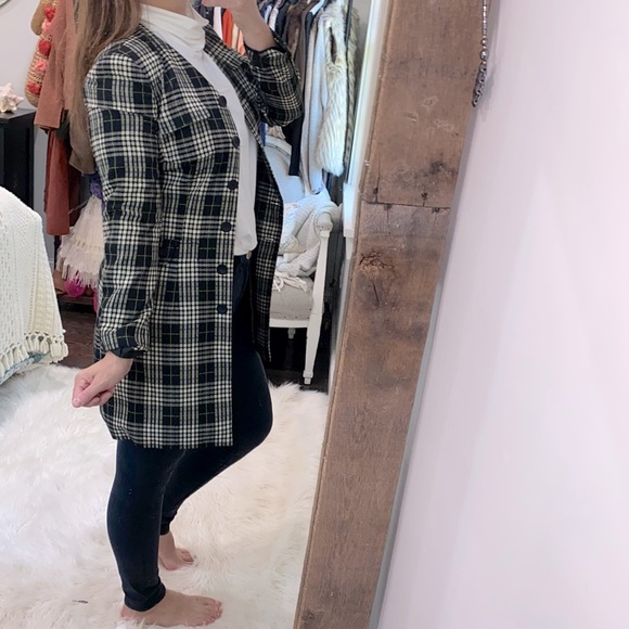Worthington plaid trench clueless style jacket size 4 - Picture 1 of 11